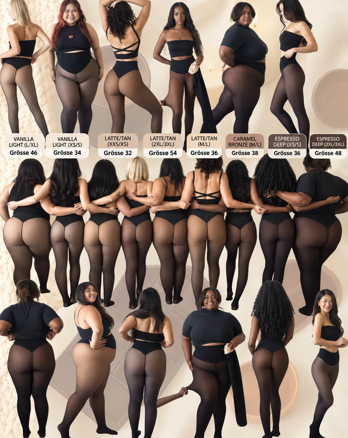 Women's Fleece-Lined Thermal Leggings with High Waist