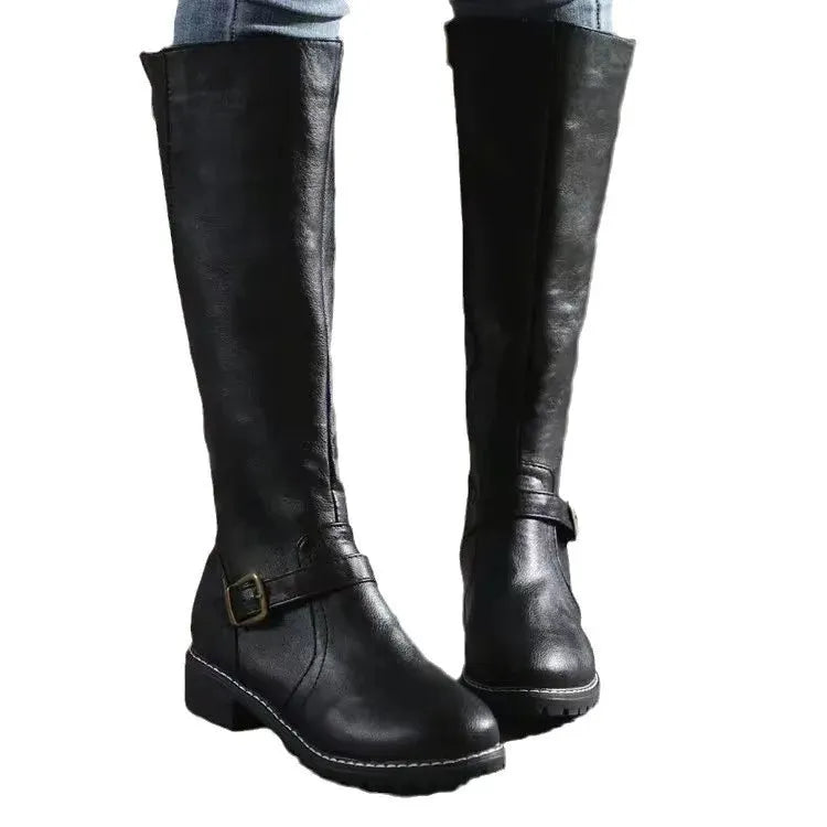 Women's Leather Boots with Arch Support
