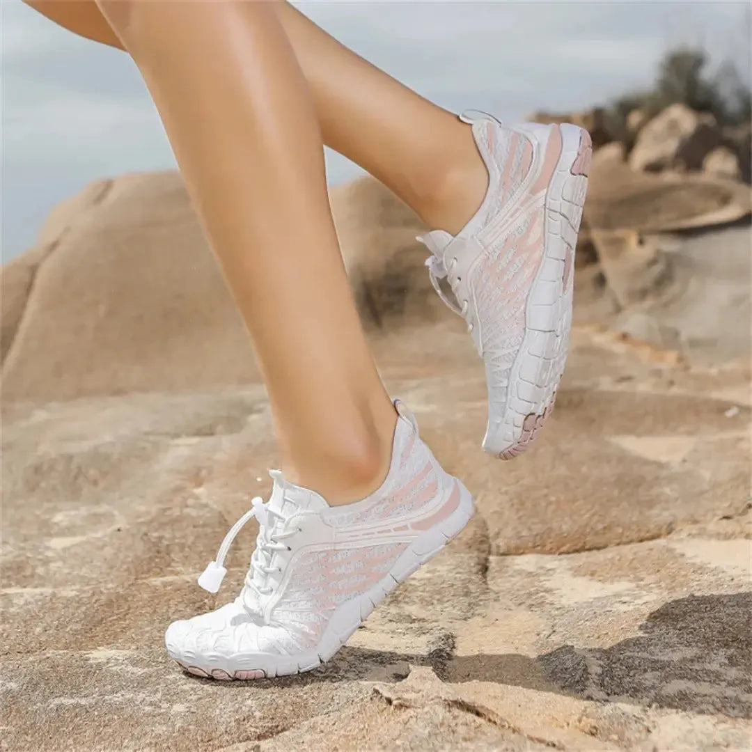 Women's Lightweight Breathable Barefoot Shoes with Wide Toe Box