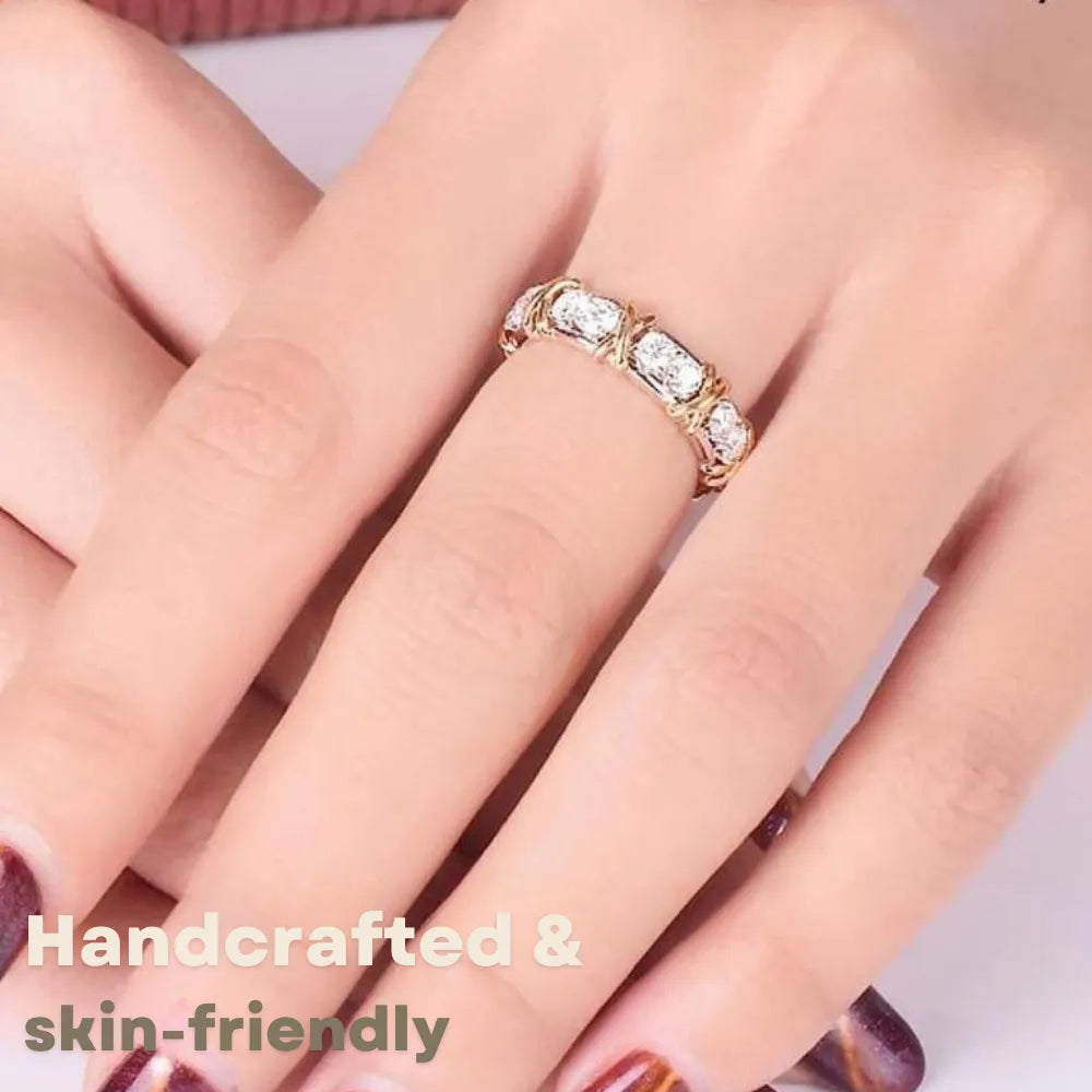 Women's Magnetic Wellness Ring with Sleek Band Design