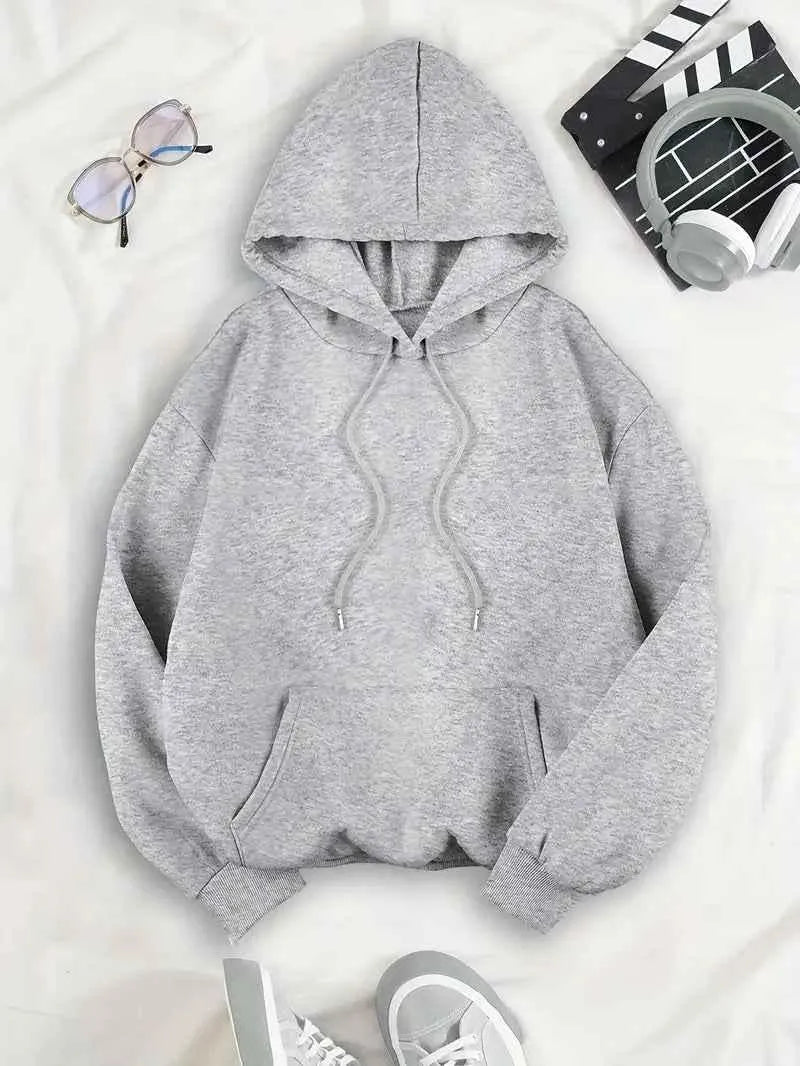 Women's Oversized Star Hoodie with Leopard Print Back