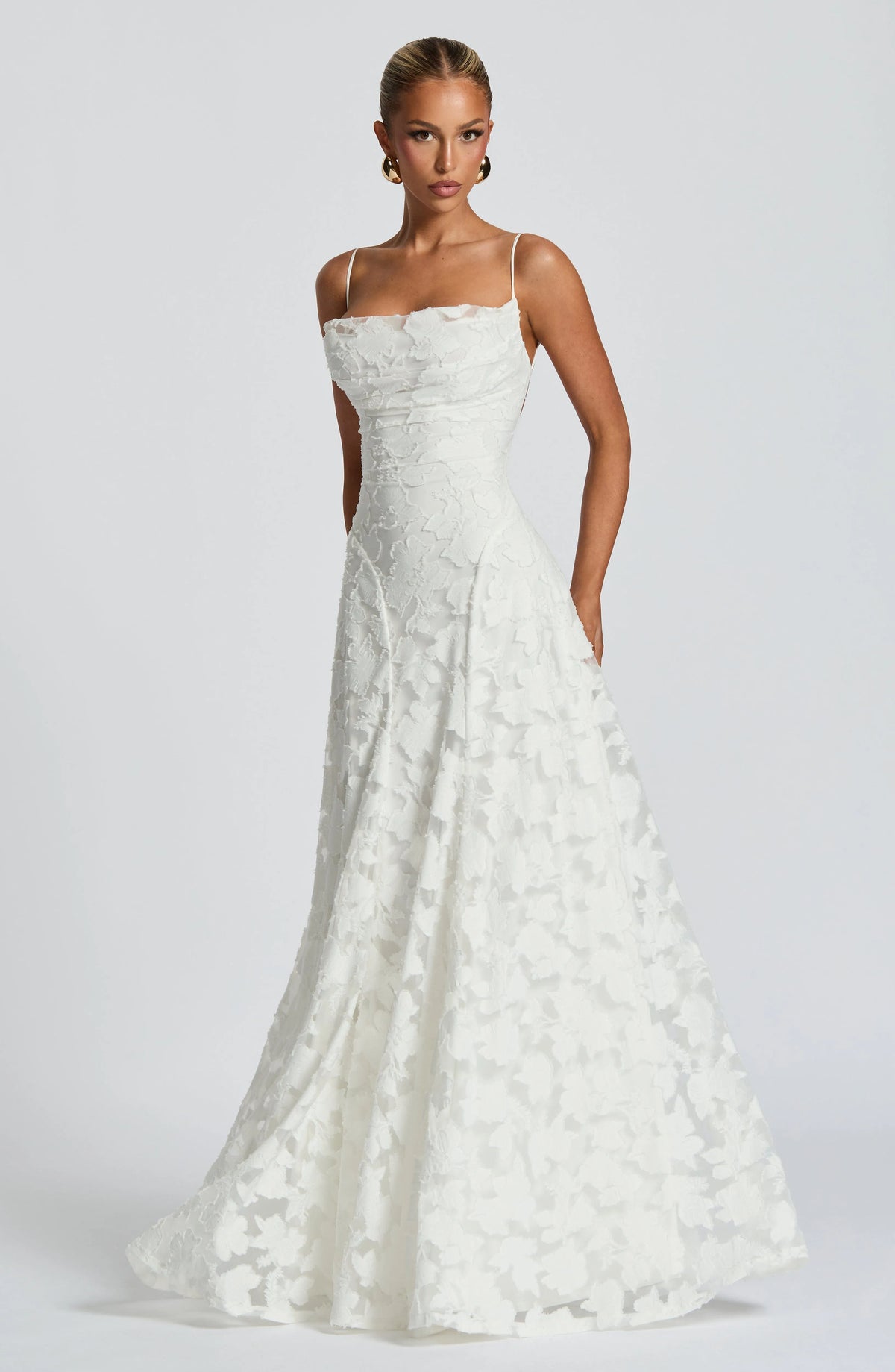 Women's Plaid Voile Dress with Lace-Up Back
