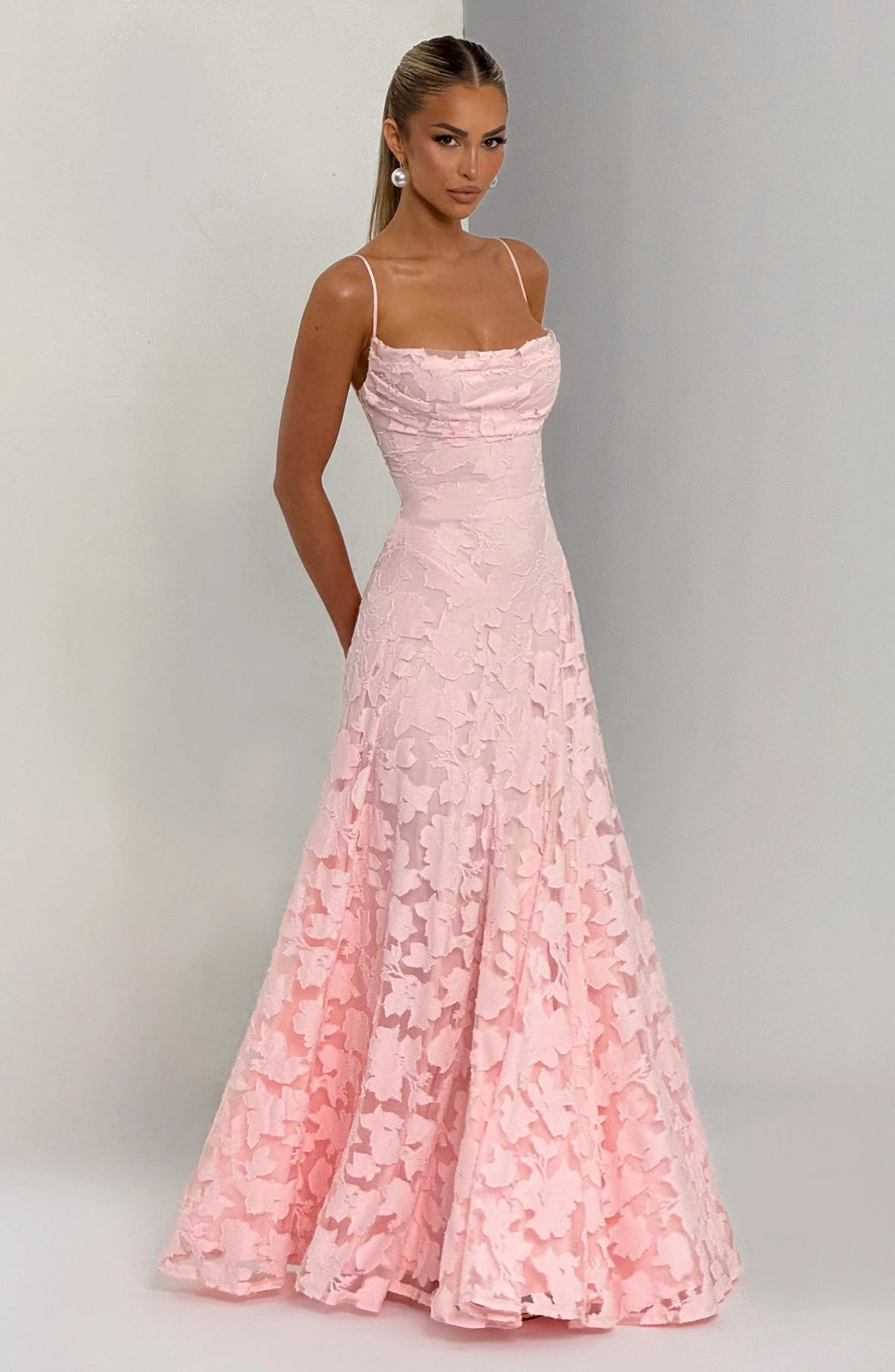 Women's Plaid Voile Dress with Lace-Up Back
