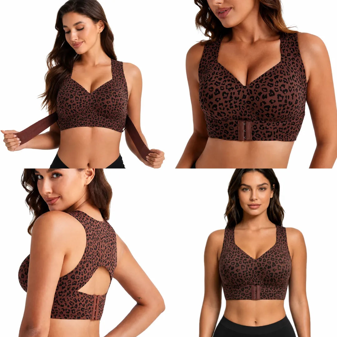 Women's Posture Support Bra with Front Closure