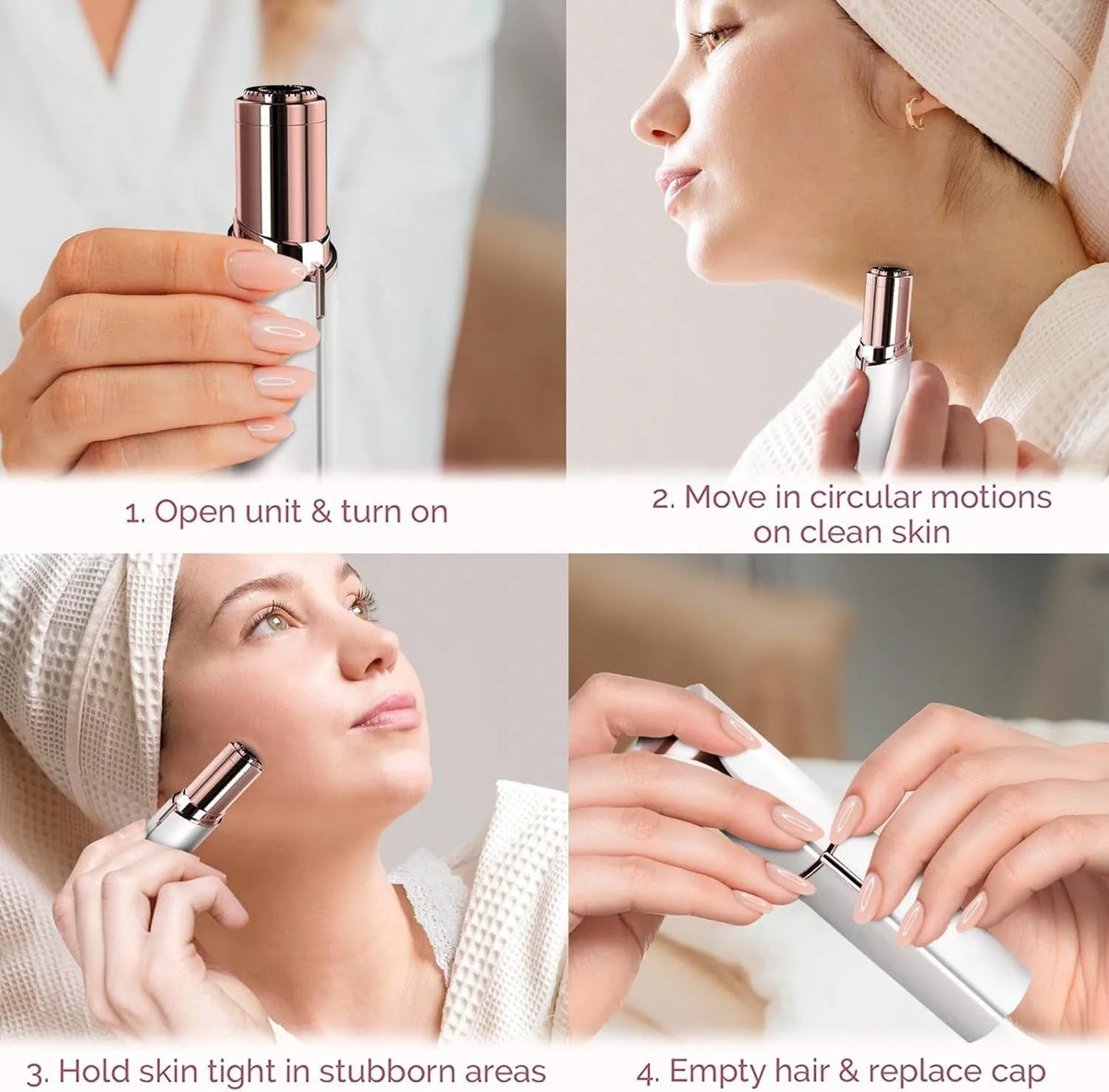 Women's Precision Facial Hair Remover for Smooth Skin
