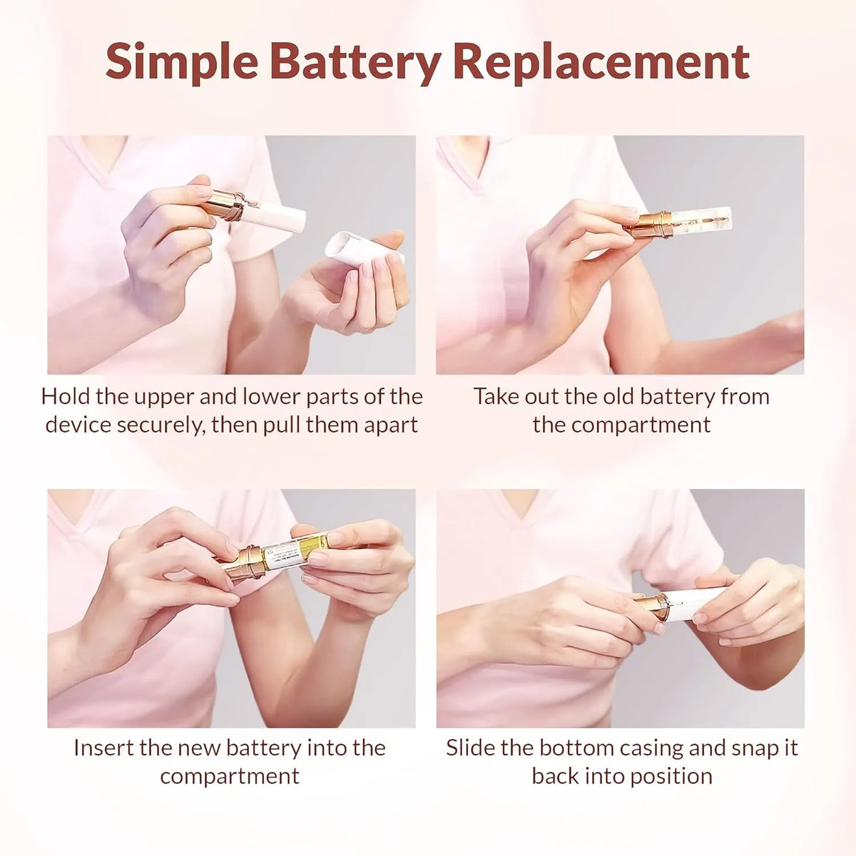 Women's Precision Facial Hair Remover for Smooth Skin