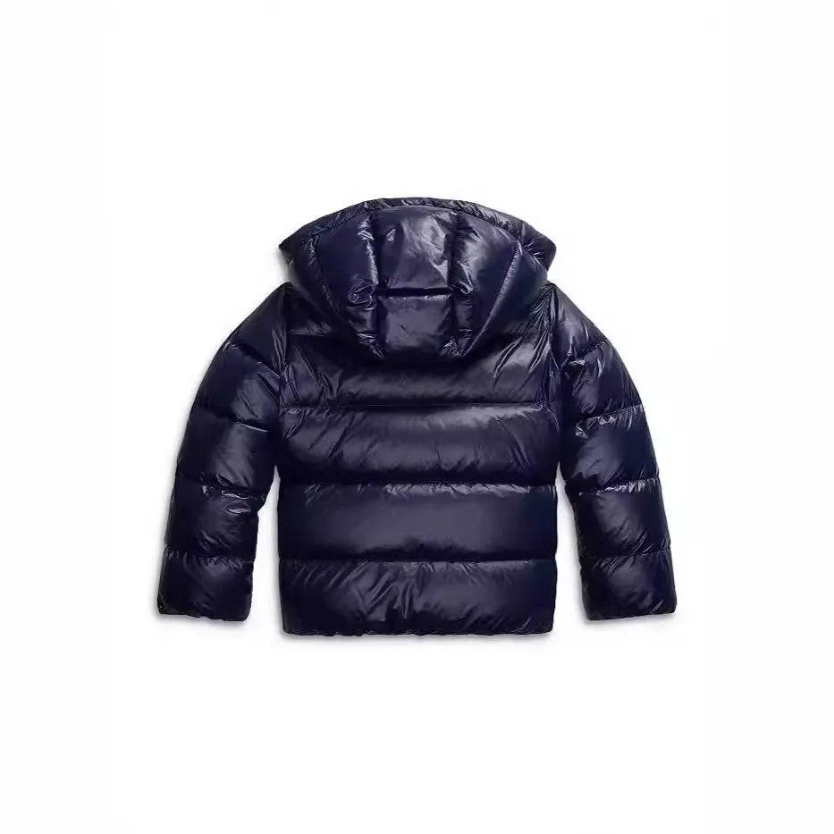 Women's Quilted Winter Coat with Fixed Hood