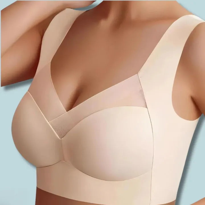 Women's Seamless Strapless Bra with Breathable Fabric