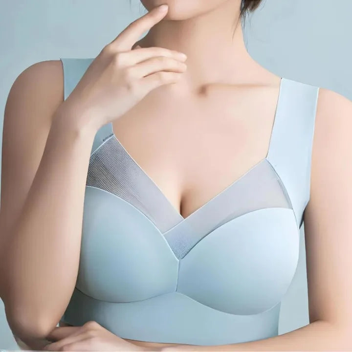 Women's Seamless Strapless Bra with Breathable Fabric
