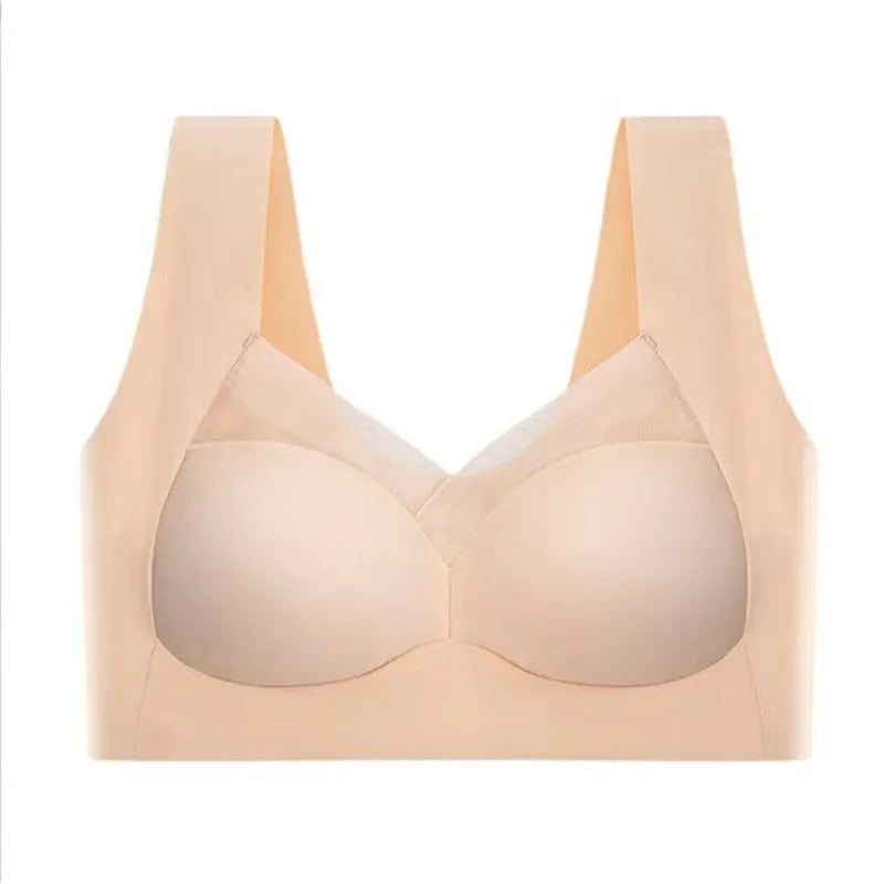 Women's Seamless Wirefree Bra with Breathable Support