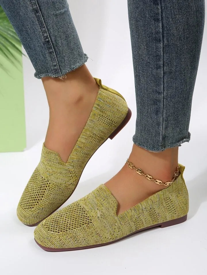 Women's Slip-On Mesh Sneakers with Cushioned Insole