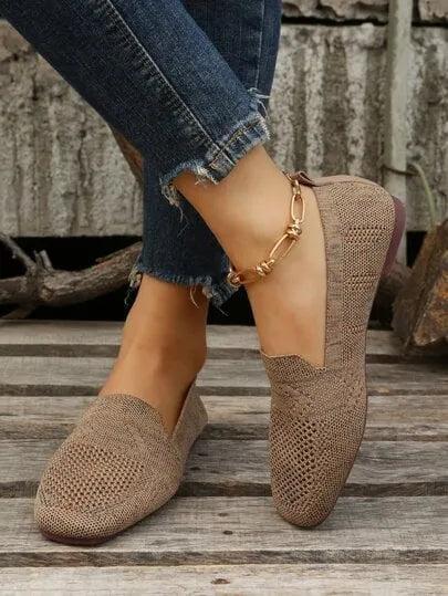 Women's Slip-On Mesh Sneakers with Cushioned Insole