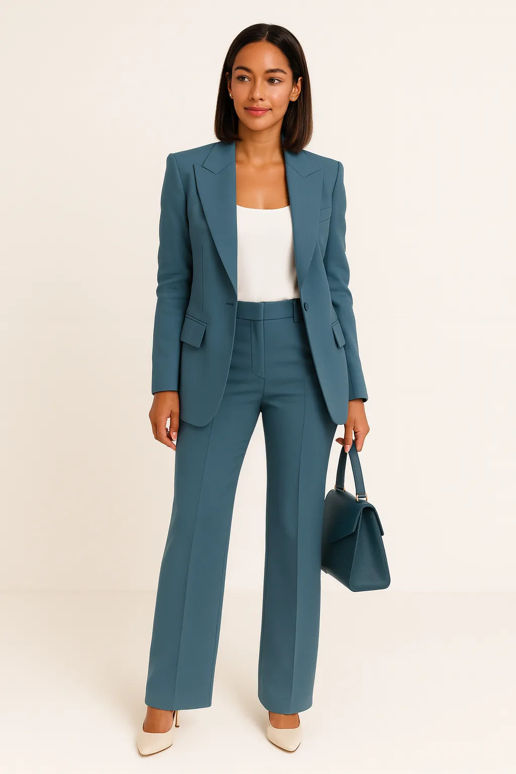 Women's Tailored Blazer and Pants Lounge Set