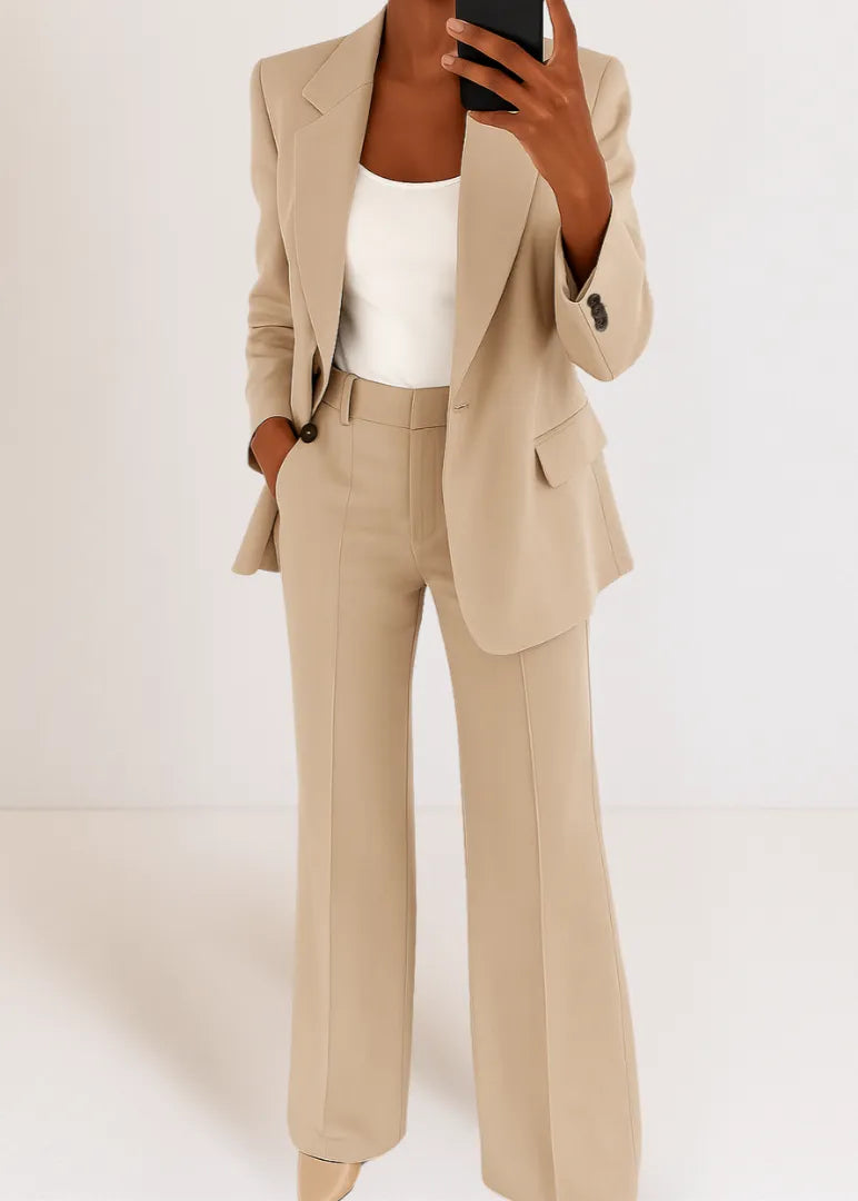 Women's Tailored Blazer and Pants Lounge Set