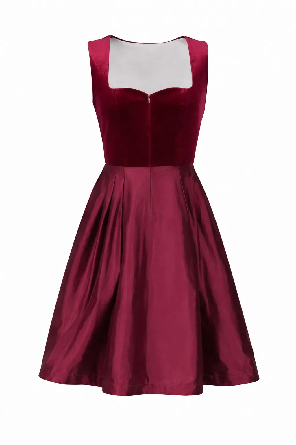 Women's Velvet Corset Dirndl Set with Apron