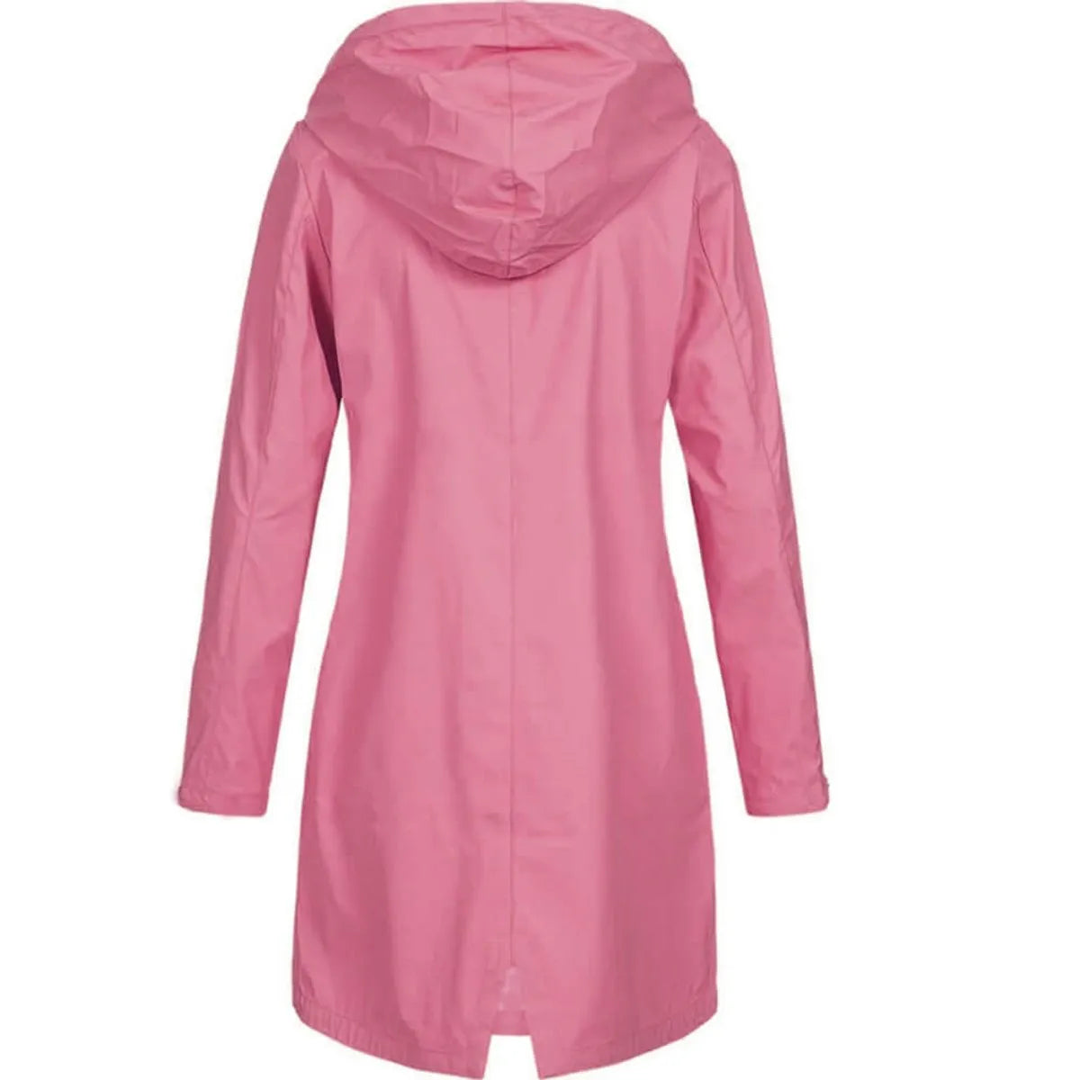 Women's Warm-Lined Trench Coat with Hood
