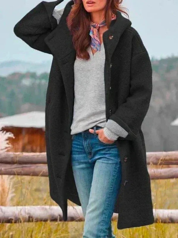 Women's Warm Winter Coat with Pockets