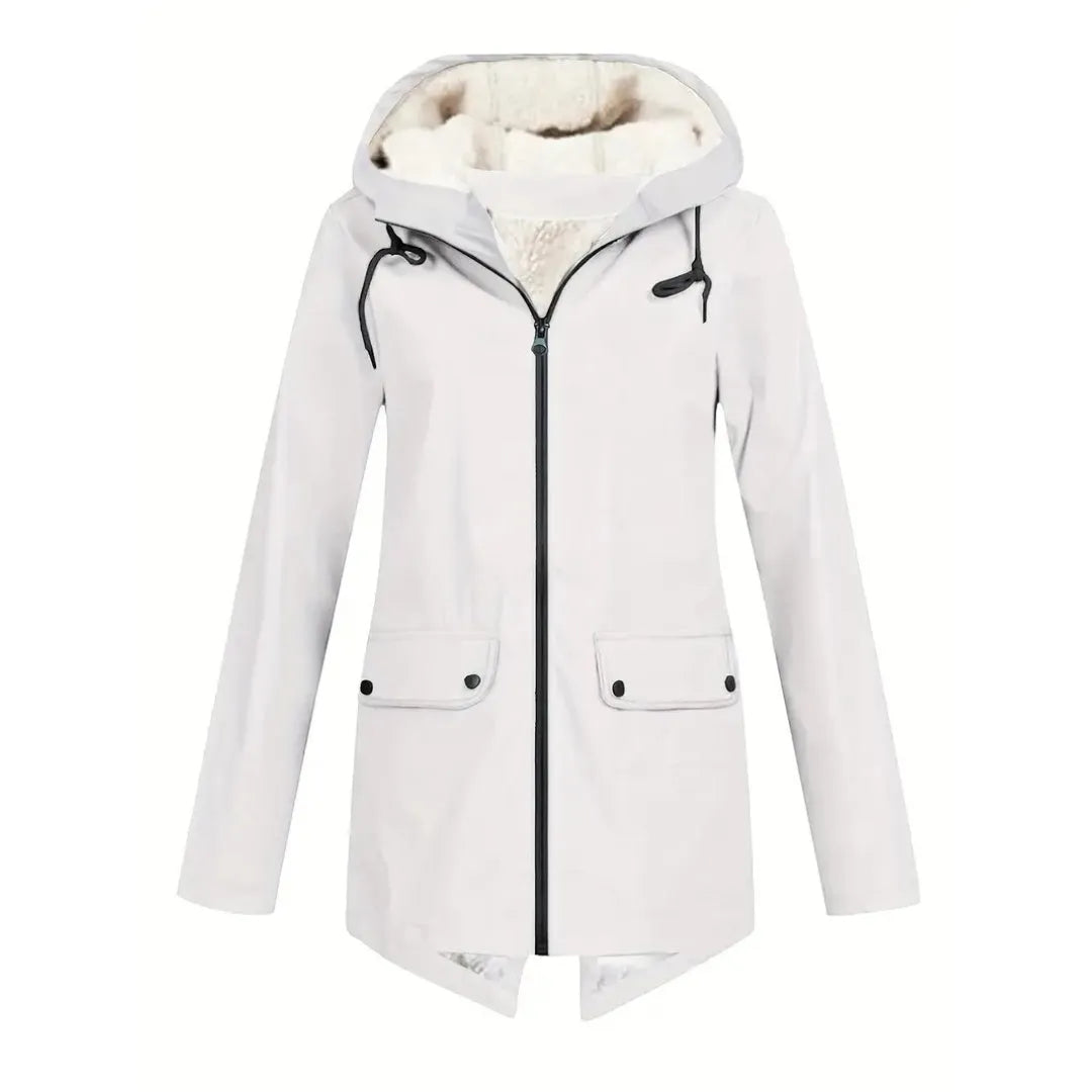 Women's Waterproof Fleece Lined Jacket with Hood