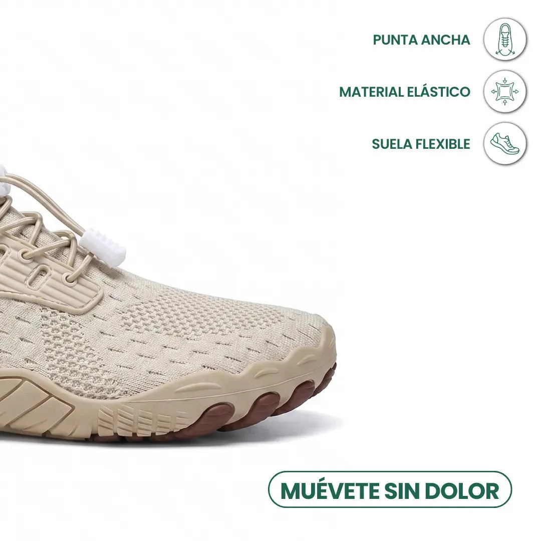 Women's Wide Toe Box Barefoot Sneakers with Flexible Sole