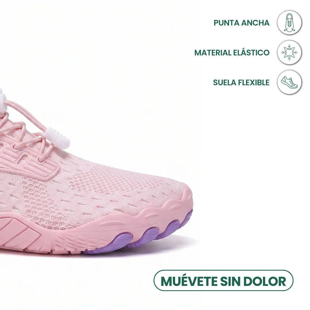 Women's Wide Toe Box Barefoot Sneakers with Flexible Sole