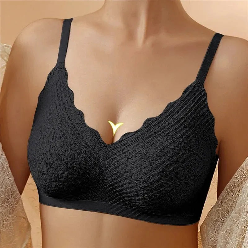 Women's Wire-Free Seamless Bralette for Everyday Comfort