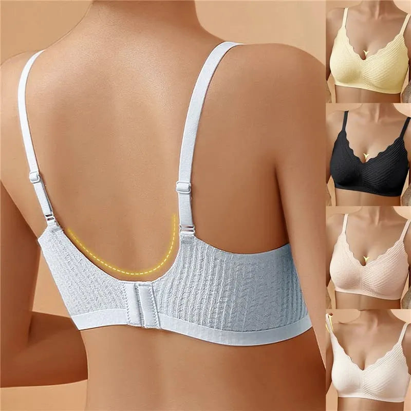 Women's Wire-Free Seamless Bralette for Everyday Comfort