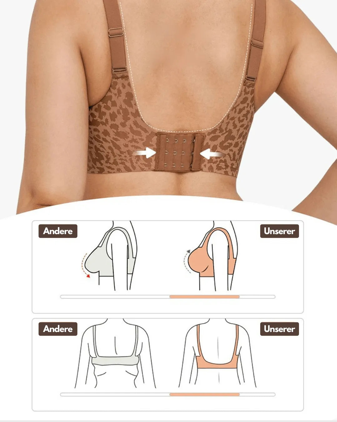 Women's Wireless Comfort Bra with 3D Cups